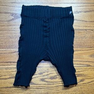 Simon Miller Black Micro Modal Coquette High Rise Pull on Shorts A38